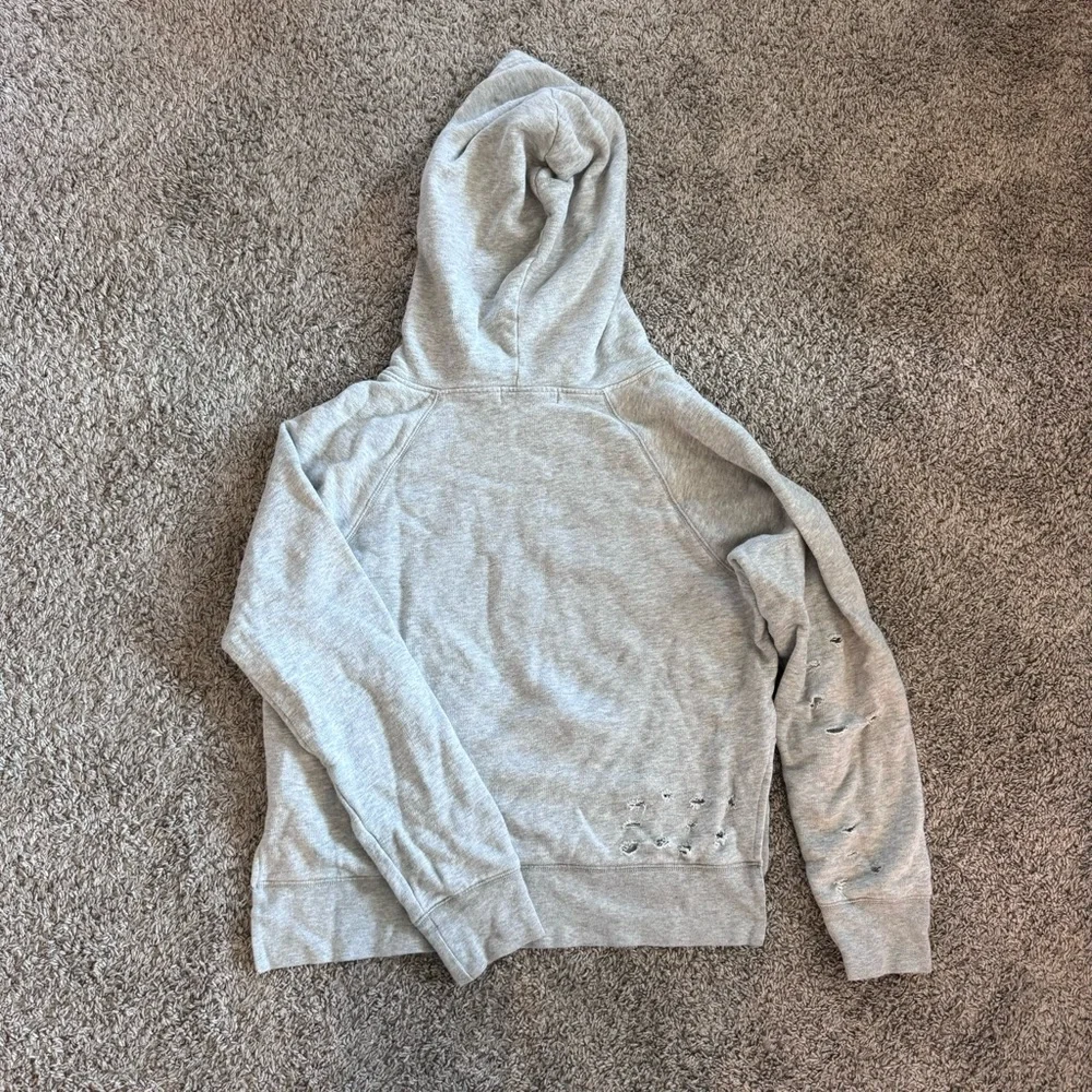 SPIRITUAL GANGSTER Distressed Hoodie XS - Picture 3 of 5